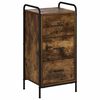 vidaXL Buffet Ch&ecirc;ne fum&eacute; 97 x 33 x 81 cm Bois d'ing&eacute;nierie