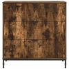 vidaXL Buffet Ch&ecirc;ne fum&eacute; 79,5 x 33 x 82 cm Bois d'ing&eacute;nierie