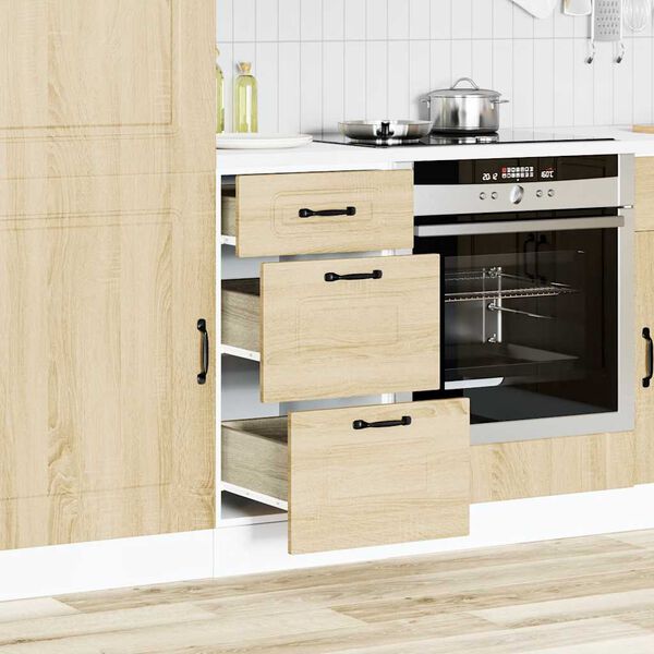 vidaXL Armoire de cuisine Kalmar ch&ecirc;ne sonoma bois d'ing&eacute;nierie