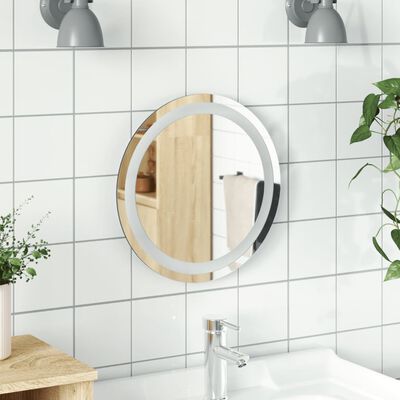 vidaXL Miroir de salle de bain à LED 40 cm rond