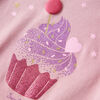 T-shirt enfants &agrave; manches longues rose clair 128