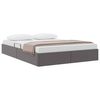 vidaXL Lit de Rangement avec matelas Gris 140 x 190 cm Faux cuir