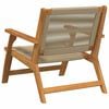 vidaXL Mobilier de jardin 2 pcs Beige 67 x 76 x 73 cm