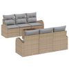 vidaXL Ensemble de canap&eacute; de jardin 7 pc 6-Nombre de places