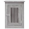 vidaXL Meuble de cage pour chiens sonoma gris 45x62x59 cm