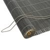 vidaXL Store enrouleur Gris 120 x 160 cm Bambou