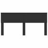 vidaXL T&ecirc;te de lit Ch&ecirc;ne noir 200 cm Bois d'ing&eacute;nierie