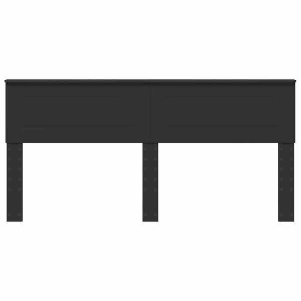 vidaXL T&ecirc;te de lit Ch&ecirc;ne noir 200 cm Bois d'ing&eacute;nierie