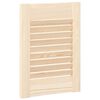vidaXL Portes d'armoire à persiennes 2 pcs 39,5x29,5 cm pin massif
