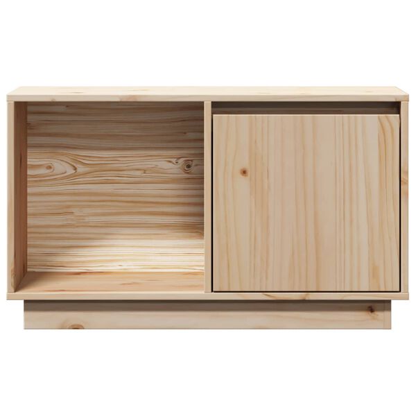 vidaXL Meuble TV 74x35x44 cm Bois de pin massif