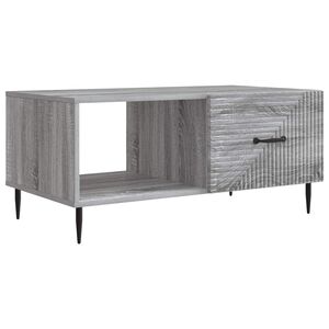 vidaXL Table basse Sonoma gris 90 x 50 x 40 cm Bois d'ing&eacute;nierie