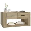vidaXL Table basse Chêne sonoma 80x50x40 cm Bois d'ingénierie