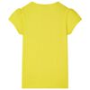 T-shirt pour enfants jaune vif 140