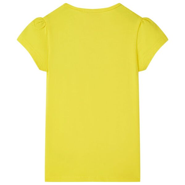 T-shirt pour enfants jaune vif 140