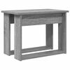 vidaXL Ensemble de tables basses 2 pcs Gris Sonoma Bois d'ing&eacute;nierie