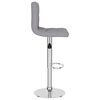 vidaXL Tabouret de bar Gris clair Tissu