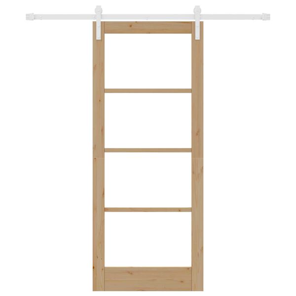 vidaXL Porte coulissante ORKDAL Naturel 83 x 202 cm