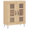 vidaXL Buffet haut Ch&ecirc;ne sonoma 69,5x34x180 cm Bois d'ing&eacute;nierie