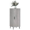 vidaXL Buffet Sonoma gris 34,5x34x90 cm Bois d'ing&eacute;nierie