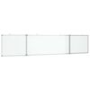 vidaXL Tableau blanc magn&eacute;tique pliable 200x40x1,7 cm aluminium