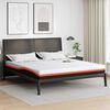 vidaXL Matelas Blanc et Noir 180 x 200 cm Mousse Infusée de Gel
