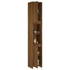 vidaXL Armoire de bain Ch&ecirc;ne marron 30x30x183,5 cm Bois d'ing&eacute;nierie