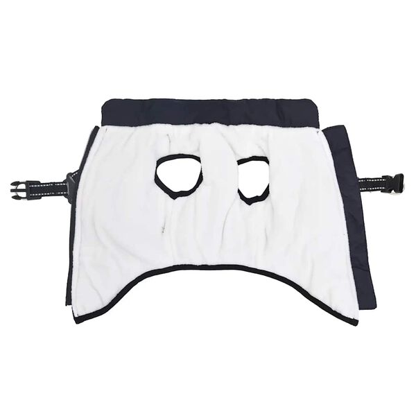 vidaXL Manteau pour chiens avec harnais imperm&eacute;able r&eacute;fl&eacute;chissant L32