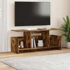 vidaXL Meuble TV Ch&ecirc;ne fum&eacute; 102 x 35 x 45 cm Bois d'ing&eacute;nierie