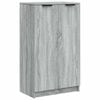 vidaXL Meuble &agrave; chaussures Sonoma gris 59x35x100 cm Bois d'ing&eacute;nierie