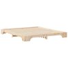 vidaXL Cadre de lit Marron 180 x 210 cm Pin massif