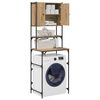 vidaXL Cabinet pour lave-linge Ch&ecirc;ne artisanal 68 x 48,5 x 194 cm
