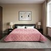 vidaXL Duvet d'&eacute;t&eacute; simple Matelass&eacute; Rose 200 x 240 cm