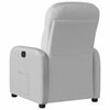 vidaXL Fauteuil inclinable gris nuage tissu
