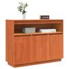 vidaXL Buffet Brun cire 104,5 x 34 x 80 cm Pin massif