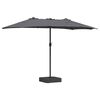 vidaXL Parasol de jardin Anthracite 385 x 209 x 244 cm