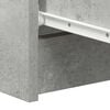vidaXL Buffet Gris béton 60x35x98,5 cm Bois d'ingénierie