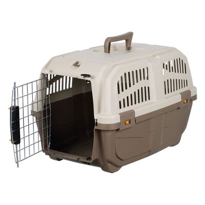 TRIXIE Boîte de transport pour animaux de compagnie Skudo XS-S Taupe