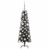vidaXL Sapin de No&euml;l artificiel Vert 120 cm PVC, plastique et acier