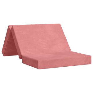 vidaXL Canap&eacute;-lit pliable 80 x 67 x 45 cm Rose