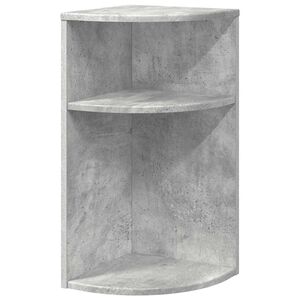 vidaXL Table d'appoint Gris b&eacute;ton 29,6 x 29,6 x 60 cm