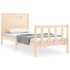 vidaXL Cadre de lit sans matelas 90x200 cm bois de pin massif
