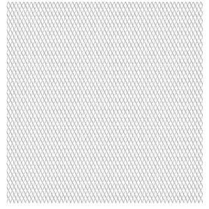 vidaXL Panneau de grillage de jardin Acier inox 50x50 cm 45x20x4 mm
