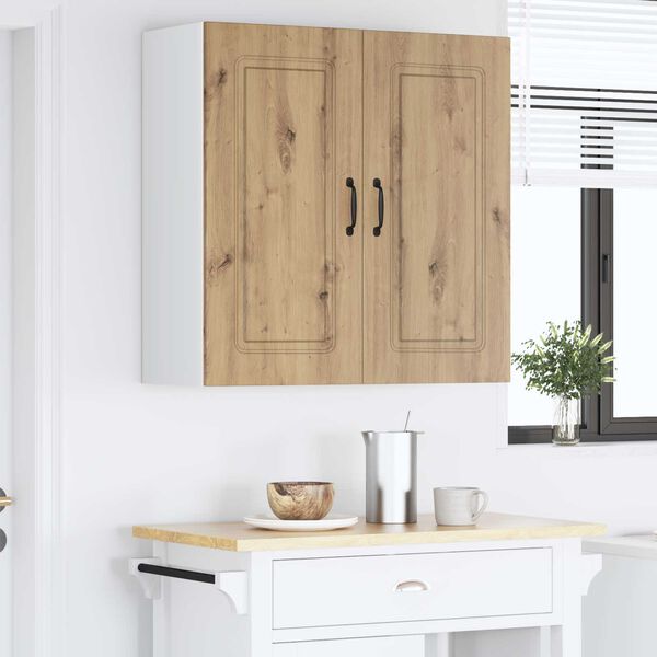 vidaXL Armoire de cuisine Kalmar Ch&ecirc;ne artisanal 80 x 31 x 80 cm