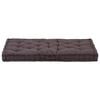 vidaXL Coussins de plancher de palette lot de 2 Coton Anthracite
