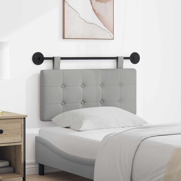 vidaXL T&ecirc;te de lit suspendue Montage mural tissu