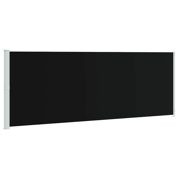 vidaXL Auvent latéral rétractable de patio 220x600 cm Noir