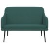 vidaXL Banc Vert fonc&eacute; 110x76x80 cm Tissu