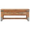 vidaXL Table basse 110x52x45 cm Bois d'acacia solide