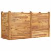 vidaXL Lit sur&eacute;lev&eacute; de jardin 160x60x84 cm bois massif d'acacia