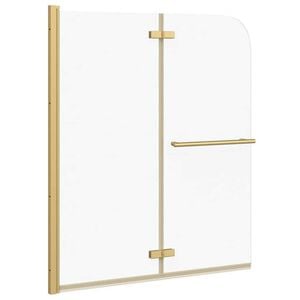 vidaXL Cabine de douche pliable 2 panneaux ESG 120x140 cm